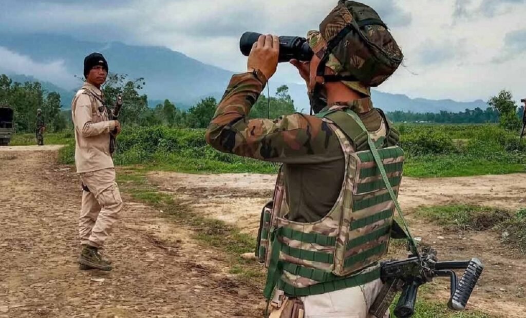 কিলোমিটর ১৬৪৩ শাংবা ইন্দিয়া-ম্যান্মার বোর্দর ফেন্সিং অথূবদা লোইশিন্ননবা হোৎনরগনি: অমিট শাহা