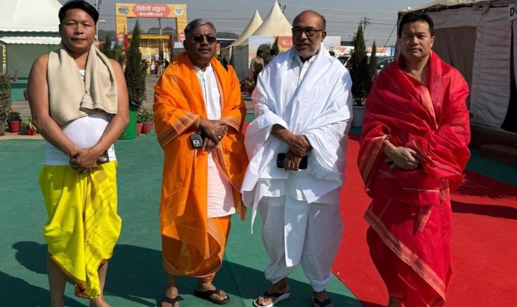 চিফ মিনিষ্টরনা লুচিংবা মনিপুর লৈঙাক্কি মিনিষ্টর, এম এল এশিং কুম্ভ মেলাদা শরুক য়ারদুনা ত্রিবেনি সঙ্গমদা ঈরূপখ্রে