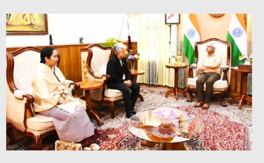 লোক সভাগী এম পি বিমোলনা মনিপুরগী গভর্নর অজয় কুমার ভাল্লাগা উনদুনা ৱারী শাখ্রে